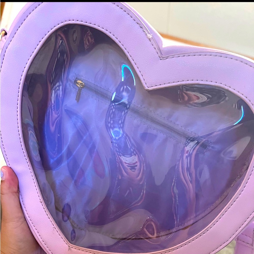 Heart Shaped lilac ITA Bag!